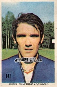 Cromo Wilfried Van Moer - Mexico 1970 n. 147 - Editora Sadira