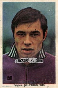 Sticker Wilfried Puis - Mexico 1970 n. 150 - Editora Sadira