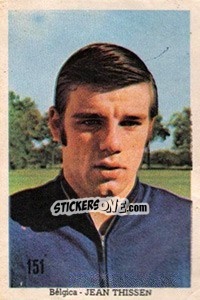 Sticker Jean Thissen - Mexico 1970 n. 151 - Editora Sadira