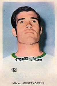 Sticker Gustavo Peña - Mexico 1970 n. 164 - Editora Sadira