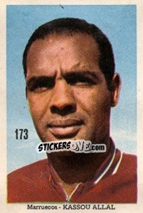Sticker Kassou Allal - Mexico 1970 n. 173 - Editora Sadira