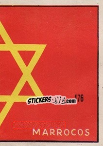Sticker Bandeira (puzzle 2) - Mexico 1970 n. 176 - Editora Sadira