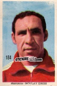 Sticker Moulay Idriss - Mexico 1970 n. 184 - Editora Sadira