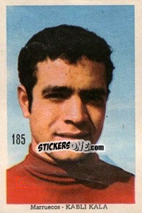 Sticker Kabli Kala - Mexico 1970 n. 185 - Editora Sadira