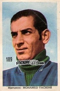 Sticker Mohamed Yachine - Mexico 1970 n. 189 - Editora Sadira