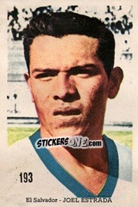 Sticker Joel Estrada - Mexico 1970 n. 193 - Editora Sadira