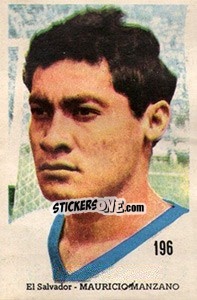 Sticker Mauricio Manzano - Mexico 1970 n. 196 - Editora Sadira
