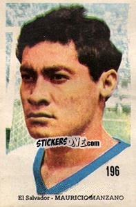 Cromo Mauricio Manzano - Mexico 1970 - Editora Sadira