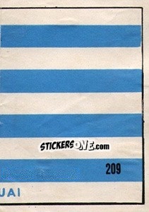 Sticker Bandeira (puzzle 2) - Mexico 1970 n. 209 - Editora Sadira
