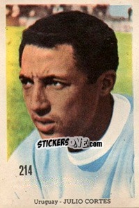 Cromo Julio Cortes - Mexico 1970 n. 214 - Editora Sadira