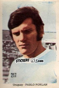 Sticker Pablo Forlan - Mexico 1970 n. 217 - Editora Sadira
