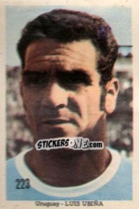 Figurina Luis Ubiña - Mexico 1970 n. 223 - Editora Sadira