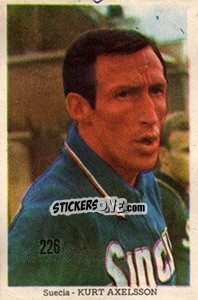 Sticker Kurt Axelsson - Mexico 1970 n. 226 - Editora Sadira