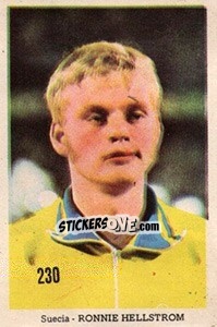 Sticker Ronnie Hellstrom - Mexico 1970 n. 230 - Editora Sadira