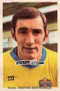 Sticker Krister Kristensson - Mexico 1970 n. 233 - Editora Sadira