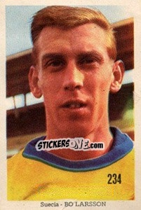 Sticker Bo Larsson - Mexico 1970 n. 234 - Editora Sadira