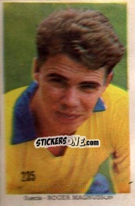 Sticker Roger Magnusson - Mexico 1970 n. 235 - Editora Sadira
