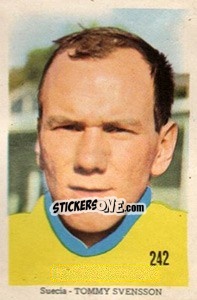 Sticker Tommy Svensson - Mexico 1970 n. 242 - Editora Sadira