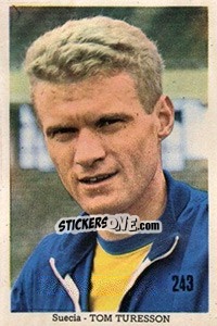 Sticker Tom Turesson - Mexico 1970 n. 243 - Editora Sadira