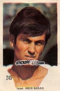 Sticker Meir Barad - Mexico 1970 n. 245 - Editora Sadira