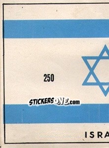 Sticker Bandeira (puzzle 1) - Mexico 1970 n. 250 - Editora Sadira