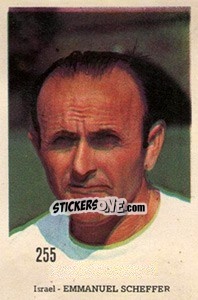 Sticker Emmanuel Scheffer - Mexico 1970 n. 255 - Editora Sadira