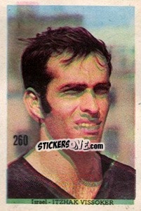 Sticker Itzhak Vissoker - Mexico 1970 n. 260 - Editora Sadira