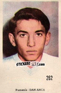 Sticker Dan Anca - Mexico 1970 n. 262 - Editora Sadira