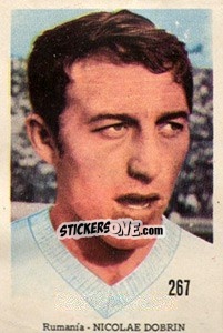 Sticker Nicolae Dobrin - Mexico 1970 n. 267 - Editora Sadira