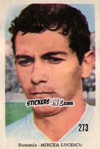 Figurina Mircea Lucescu - Mexico 1970 n. 273 - Editora Sadira