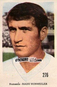 Sticker Radu Nunweiler - Mexico 1970 n. 276 - Editora Sadira