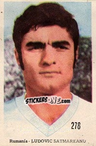 Sticker Ludovic Satmareanu - Mexico 1970 - Editora Sadira