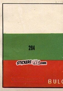 Cromo Bandeira (puzzle 1) - Mexico 1970 n. 284 - Editora Sadira