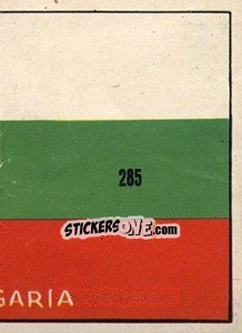 Figurina Bandeira (puzzle 2) - Mexico 1970 - Editora Sadira