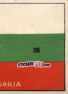 Cromo Bandeira (puzzle 2) - Mexico 1970 n. 285 - Editora Sadira