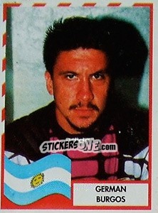Sticker German Burgos - Copa América 1995 n. 4 - Navarrete
