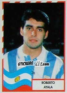 Sticker Roberto Ayala - Copa América 1995 - Navarrete
