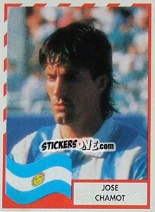 Cromo Jose Chamot - Copa América 1995 - Navarrete