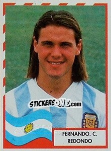 Sticker Fernando C. Redondo - Copa América 1995 - Navarrete