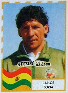 Cromo Carlos Borja - Copa América 1995 - Navarrete