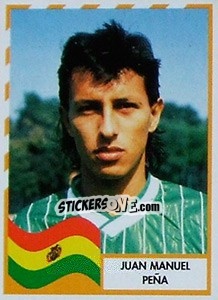 Cromo Juan Manuel Peña - Copa América 1995 - Navarrete