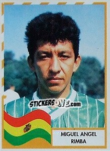 Figurina Miguel Angel Rimba - Copa América 1995 - Navarrete