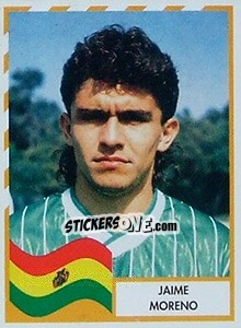 Sticker Jaime Moreno - Copa América 1995 - Navarrete