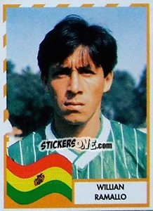 Figurina Willian Ramallo - Copa América 1995 - Navarrete