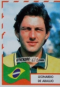 Figurina Leonardo De Araujo - Copa América 1995 - Navarrete