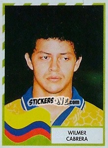 Cromo Wilmer Cabrera - Copa América 1995 - Navarrete
