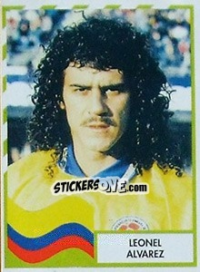 Sticker Leonel Alvarez - Copa América 1995 - Navarrete