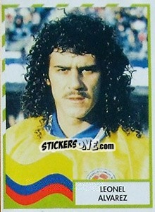 Sticker Leonel Alvarez - Copa América 1995 n. 72 - Navarrete