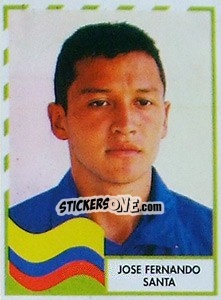 Sticker Jose Fernando Santa - Copa América 1995 - Navarrete