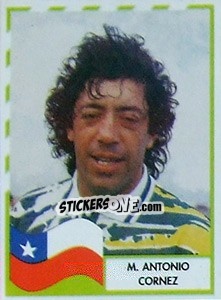 Sticker M. Antonio Cornez - Copa América 1995 - Navarrete